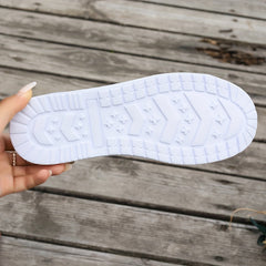 Retro Floral Print Low Top Sneakers Lightweight Casual Walking Shoes