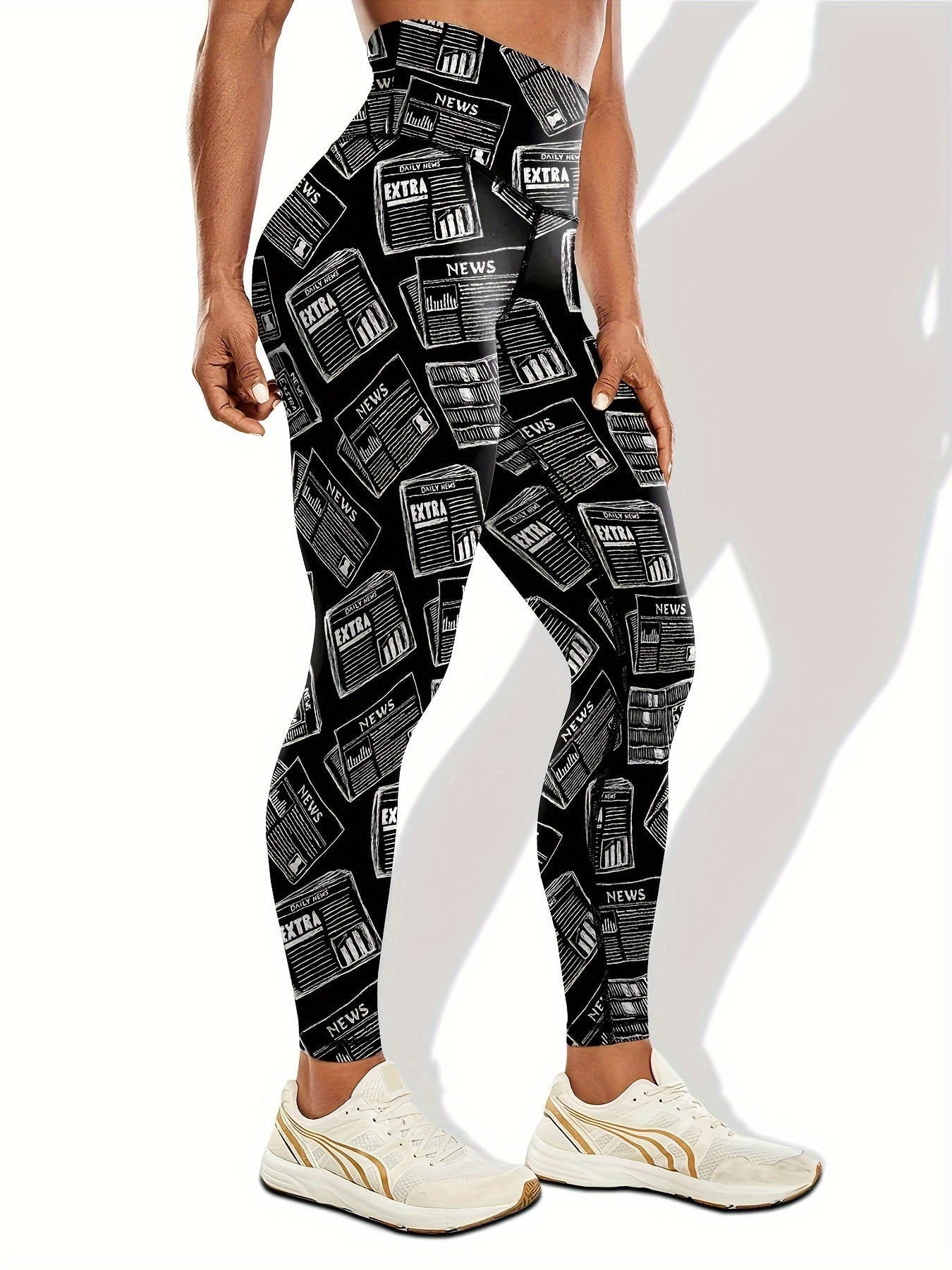 Slimming Yoga Pants High Waist Tummy Control Stretchy Leggings