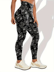 Slimming Yoga Pants High Waist Tummy Control Stretchy Leggings