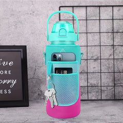 Water Bottle Holder w/ Shoulder Strap for 2000ml 64oz Bottle