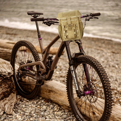 Bicycle Front Frame Bag with Tactical Molle Pouch