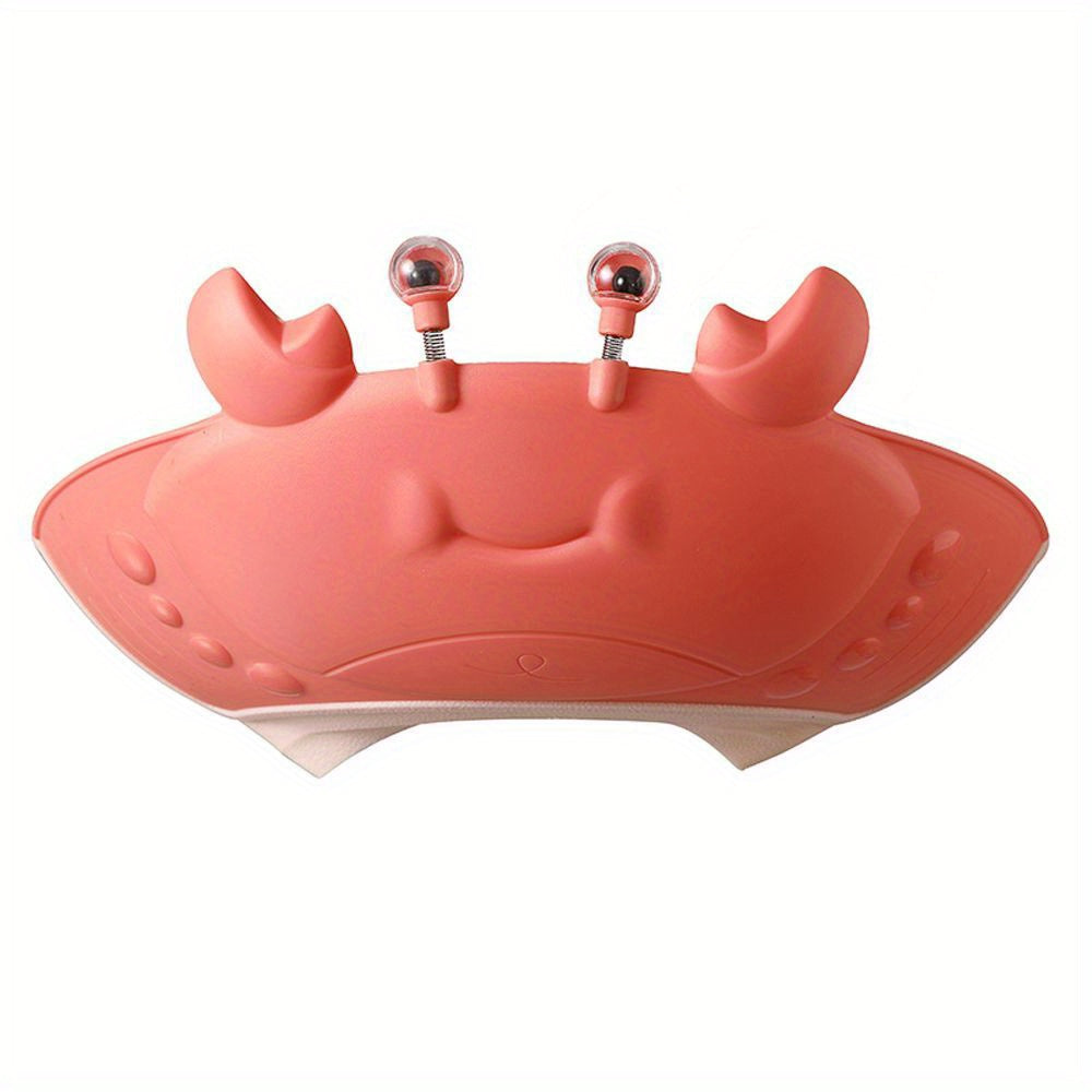 Waterproof Crab Wash Cap Adjustable Shampoo Cap for Baby