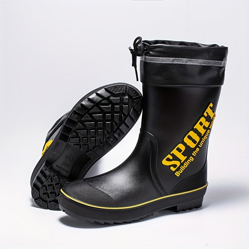 Men's/Women's Rain Boots Waterproof Non-slip Shoes