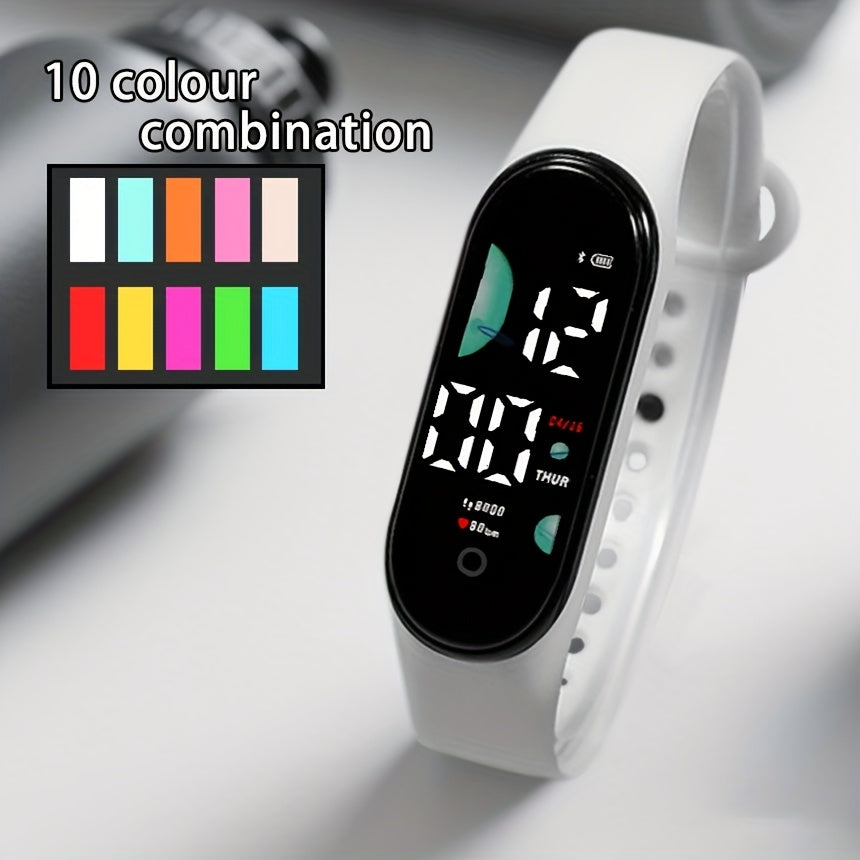 10 Pack Teen Digital Sports Watches, Lightweight & Durable, Colorful Design