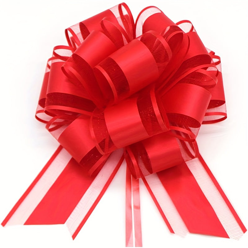 6pcs Pull Bows Christmas Party Birthday Gift Wedding Ribbon Bows