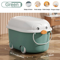 Children's Toy Storage Box Cartoon Building Blocks Baby Clothes Organizer
