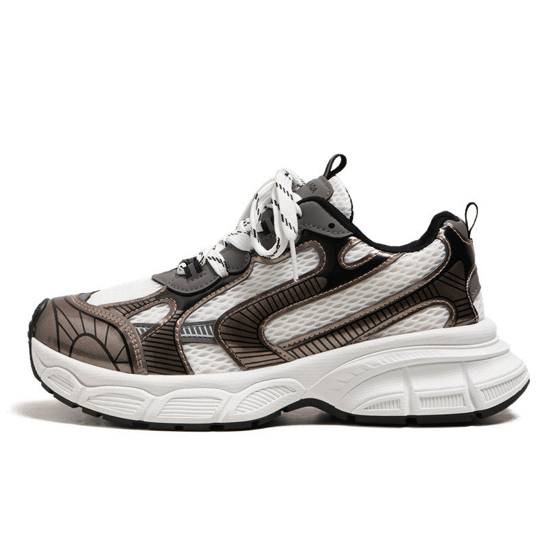 Men's Ugly Chunky Dad Sneakers - Lace up Athletic Shoes
