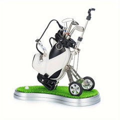 Golf Pens Set & Holder Stocking Stuffers Desk Accessories for Men