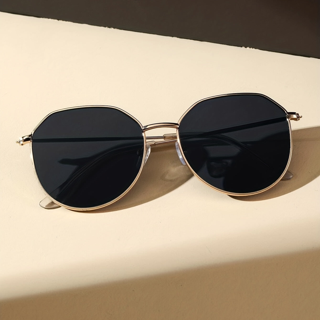 Geometric Frame Sunglasses Vintage Cat Eye UV400