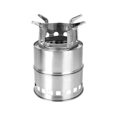 Portable Folding Wood Stove for Camping Stainless Steel Burner
