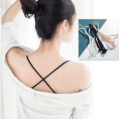 3 Pair Invisible Adjustable Underwear Straps Multi-functional Shoulder Straps