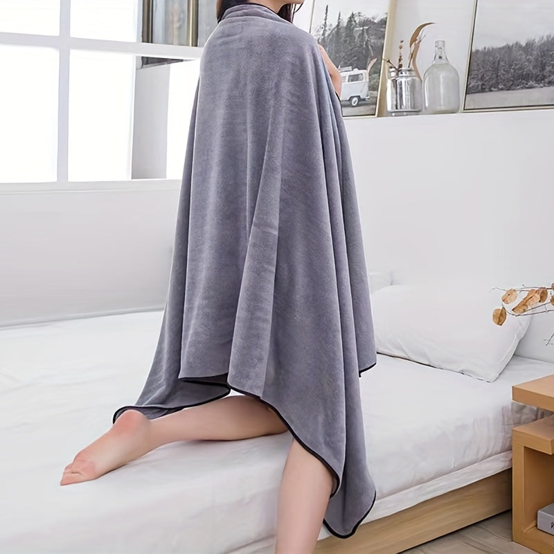 Quick Drying Coral Fleece Bath Sheet 35x70 inches