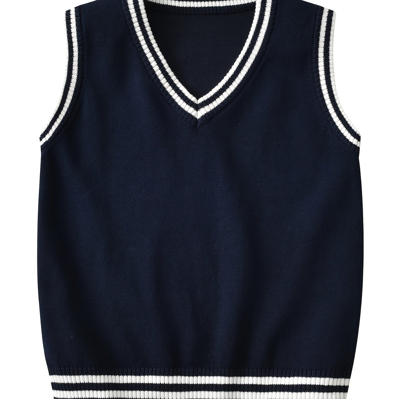 Kids V Neck Sweater Vest Boys Girls