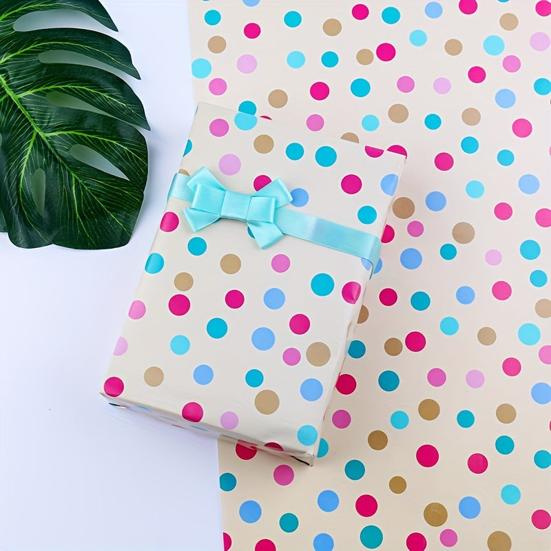6pcs Birthday Gift Wrapping Paper Set - Cartoon Decoration Paper