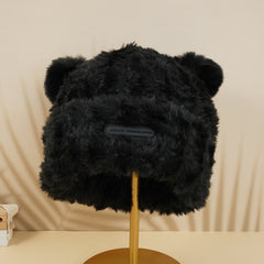 Winter Plush Bear Beanie Hat Panda Ear Warm Hat