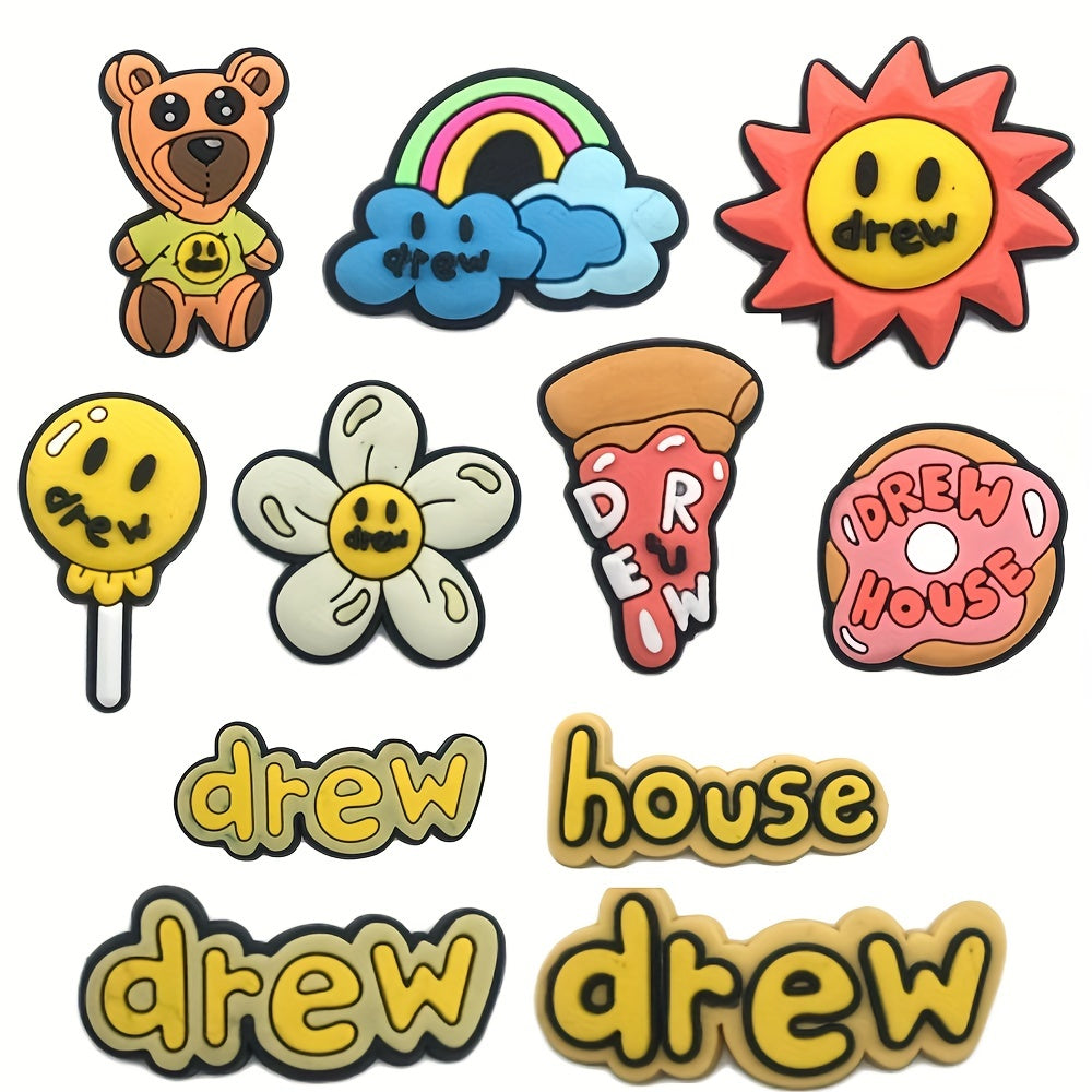 Cartoon Shoe Decoration Accessories for Crocs - 11PCS