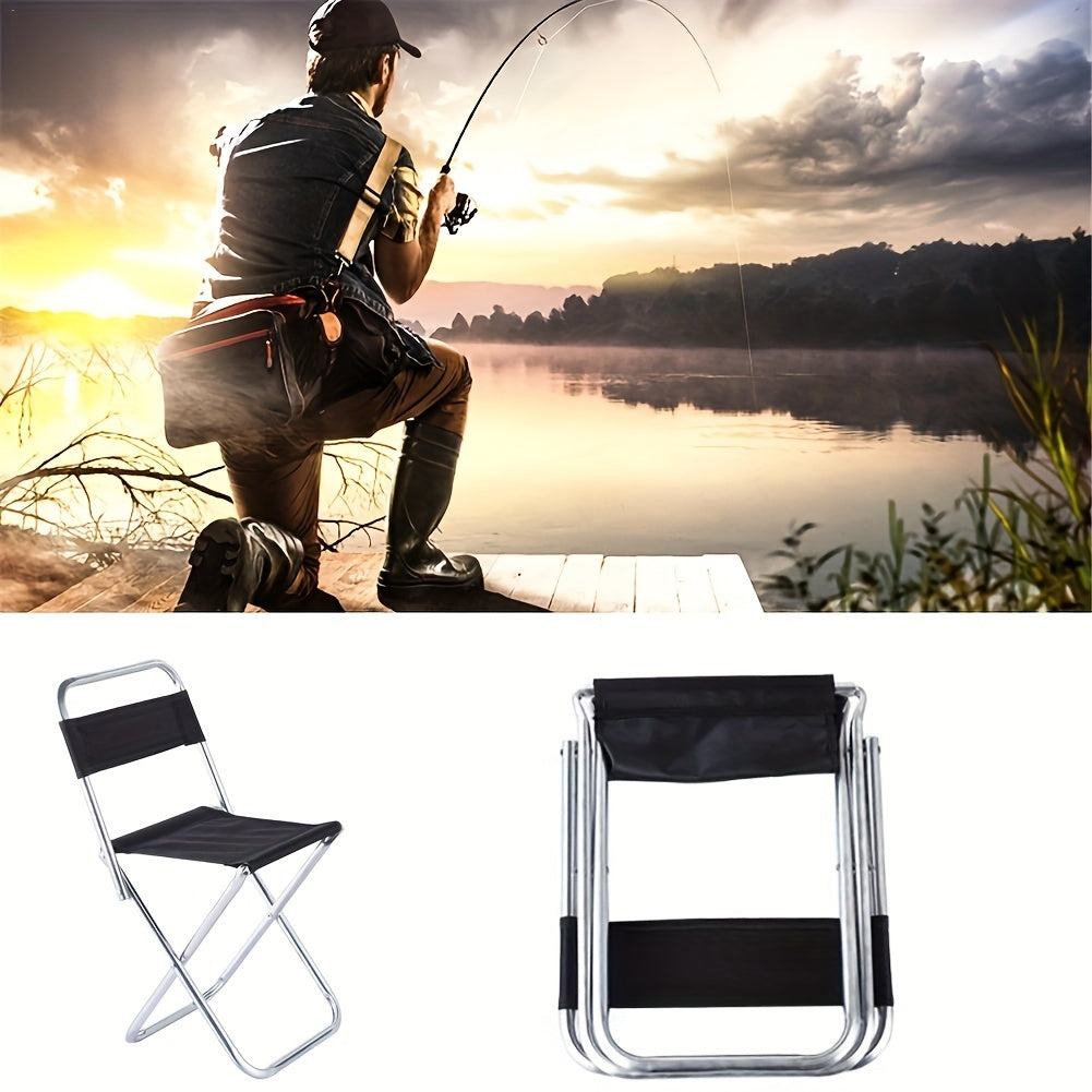 Foldable Fishing Stool Aluminium Alloy Outdoor Camping Seat