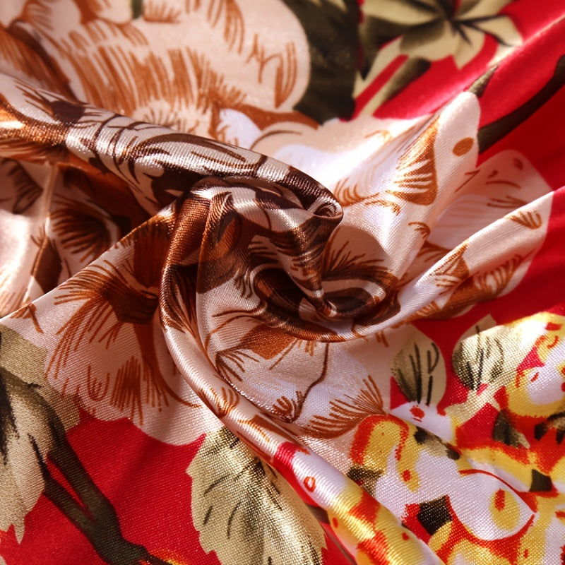 Silk Sunscreen Shawl Neck Scarf Lightweight Breathable