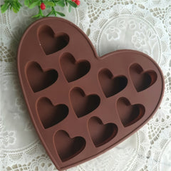 Silicone Heart Chocolate Mold for Perfect Treat