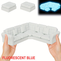 Mini Dollhouse Couch Furniture Set - Perfect for 1:12 Scale Dollhouses