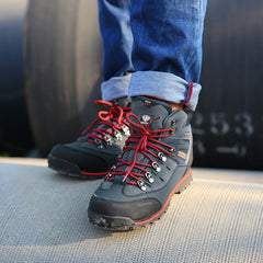 Men's High Top Hiking Shoes Non Slip Lace Up Boots