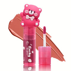 Water Mirror Lip Glaze Little Pink Bear Moisturizing Lip Gloss