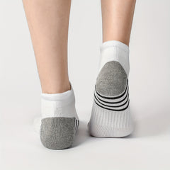 6 Pairs Striped Mesh Socks Comfy & Breathable Women's Stockings