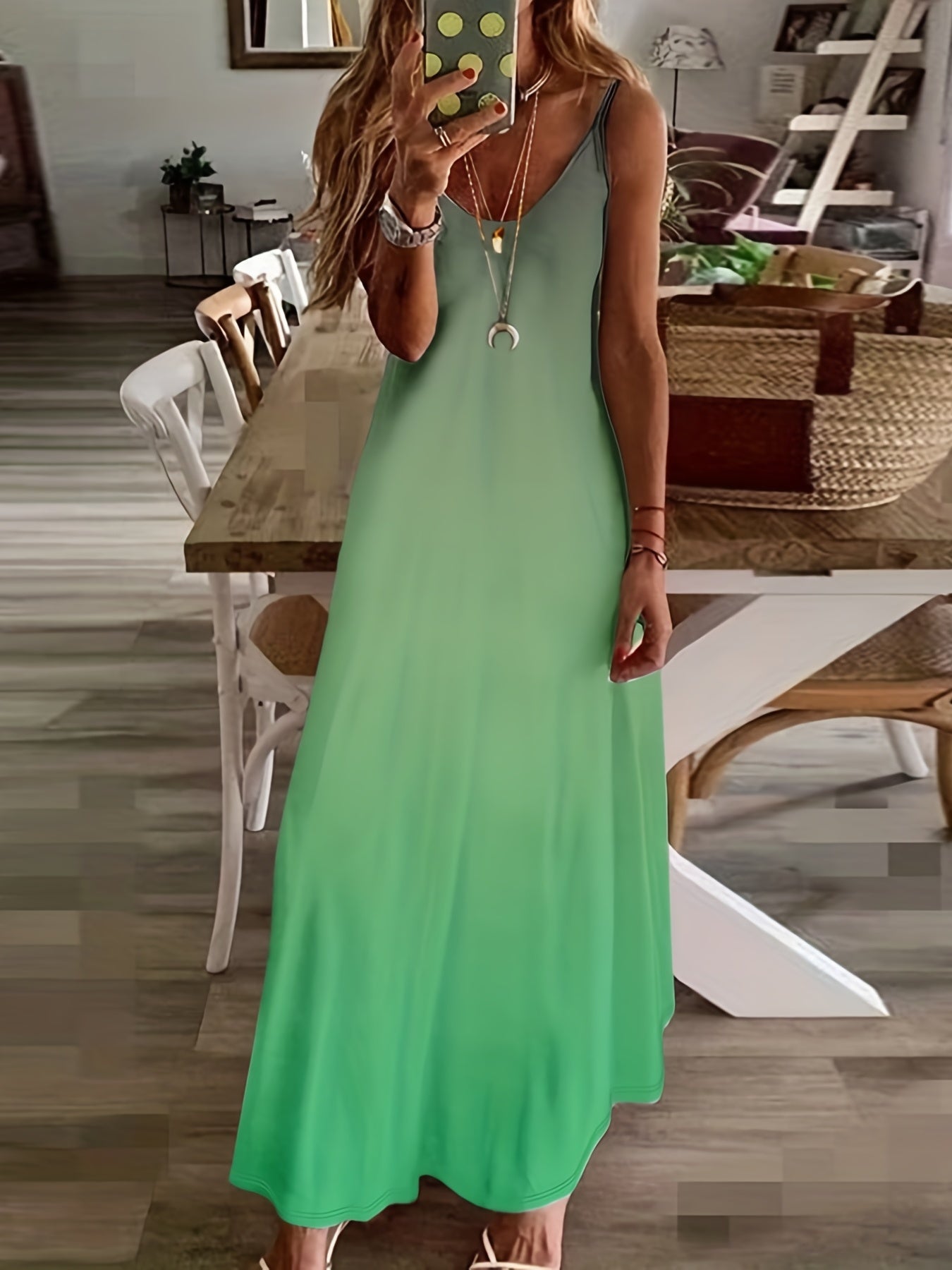 Sleeveless Beach Dress Loose Stylish Summer Trapeze Dress Women's Clothing