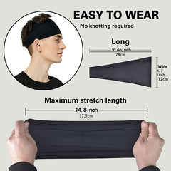 5pcs Non Slip Sports Headband for Running Basketball Football Yoga