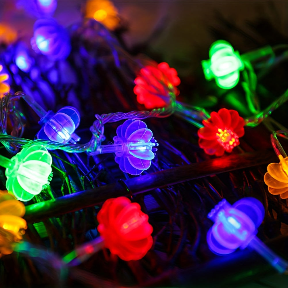 LED Red Lanterns String Lights 40 LEDs Fairy String Lights USB Operated