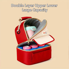 Insulated Lunch Box Leakproof Adjustable Freezable Perfect for Office School Pic