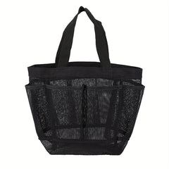 Portable Mesh Toiletry Bag for Travel Business Trips Home & Outdoor Beach