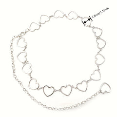 Metal Love Waist Chain For Girls Children