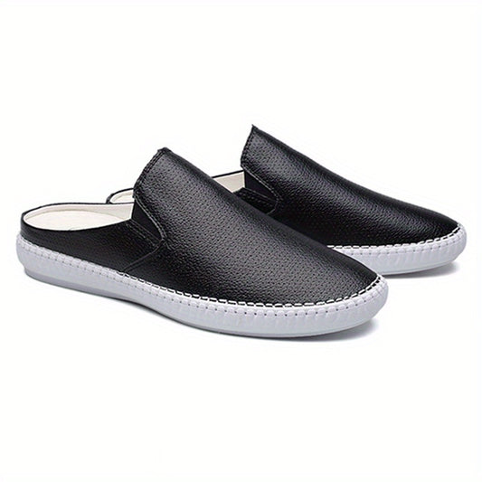 Men's Casual Slip on Mules Walking Slippers Backless Loafers