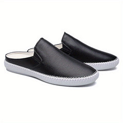 Men's Casual Slip on Mules Walking Slippers Backless Loafers