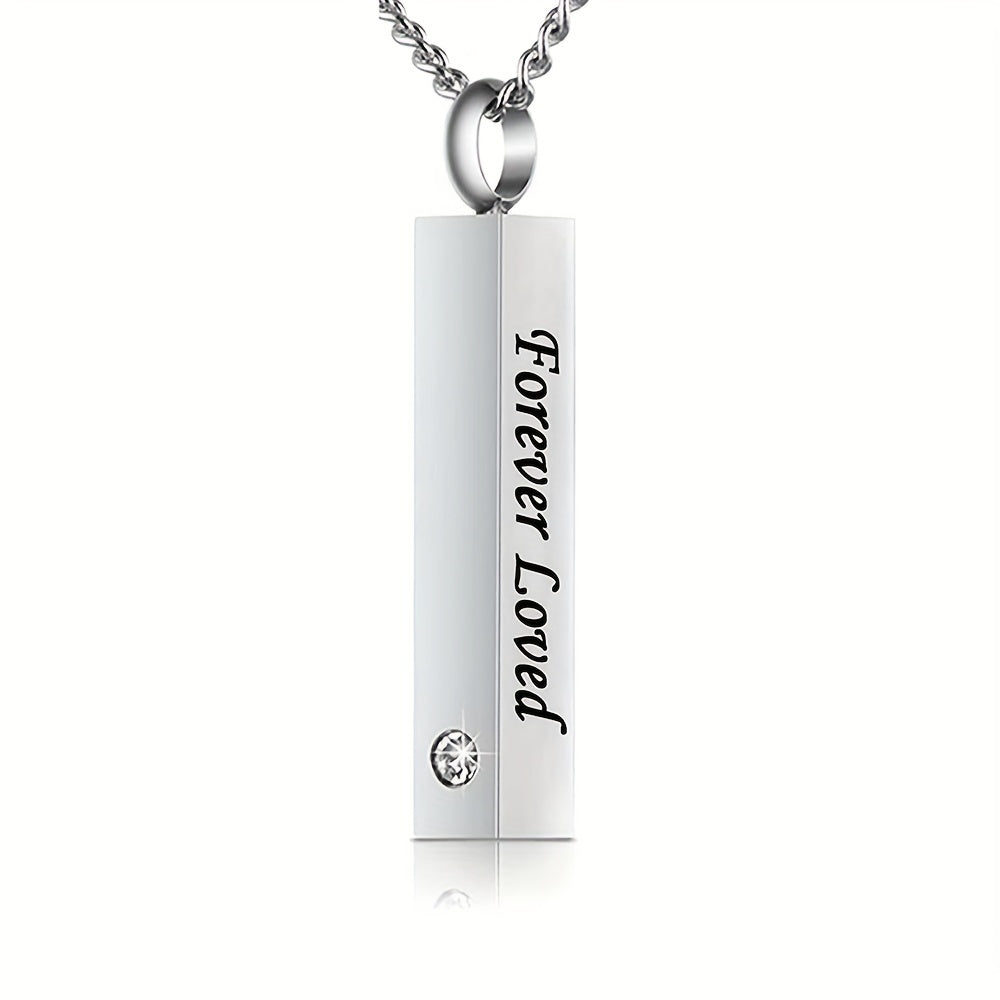 Pet Memorial Necklace Crystal Pendant Cremation Urn Ashes