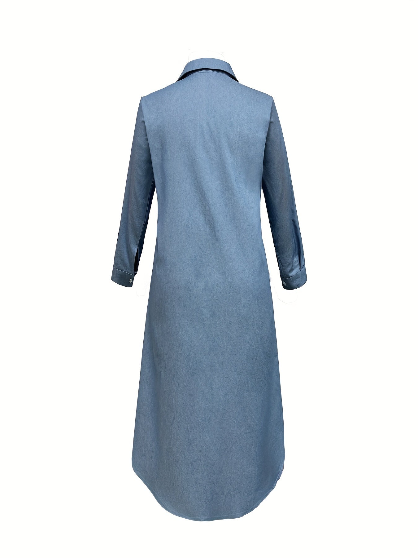 Long Sleeve Maxi Denim Dress