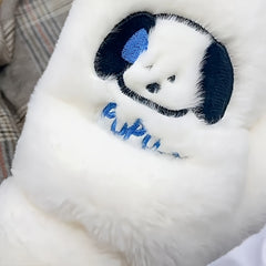Autumn & Winter Sweaty Puppy Plush Gloves Warm Thick Gloves