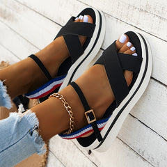 Women's Open Toe Heighten Sport Sandals Wear Resistance Non Slip