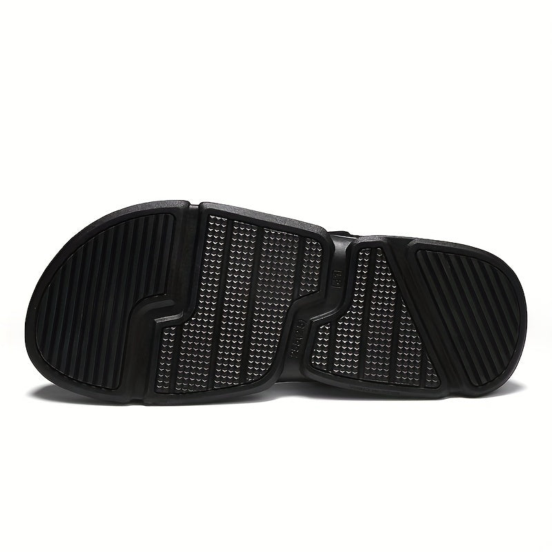 Men's Lightweight Non Slip Sandals Quick Drying Comfy Slides Beach Shoes