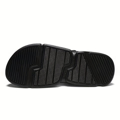 Men's Lightweight Non Slip Sandals Quick Drying Comfy Slides Beach Shoes
