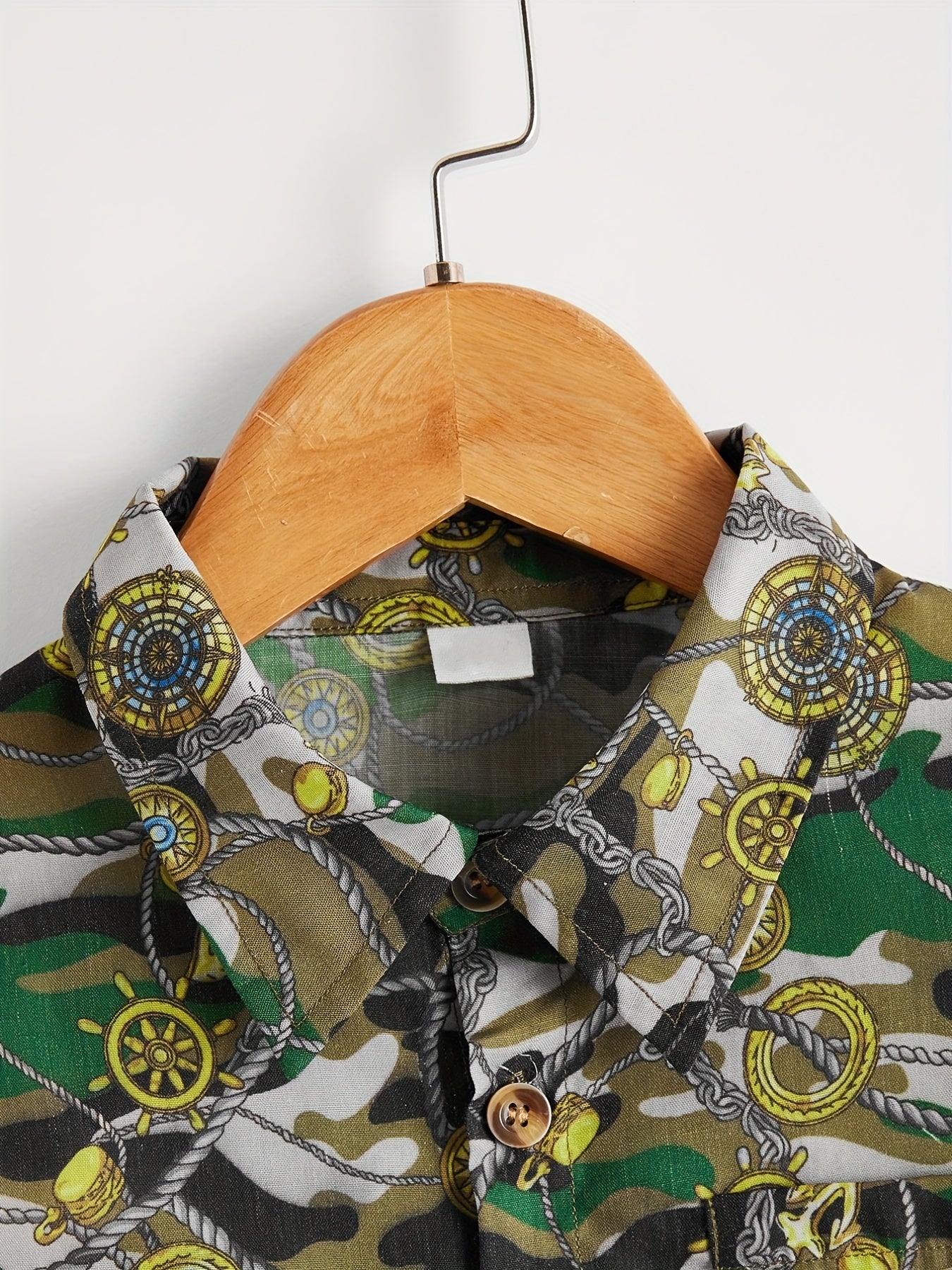 Toddler Boys Camouflage Short Sleeve Shirt