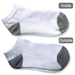 30 Pairs Kids Cotton Socks Breathable Low Cut Ankle Socks