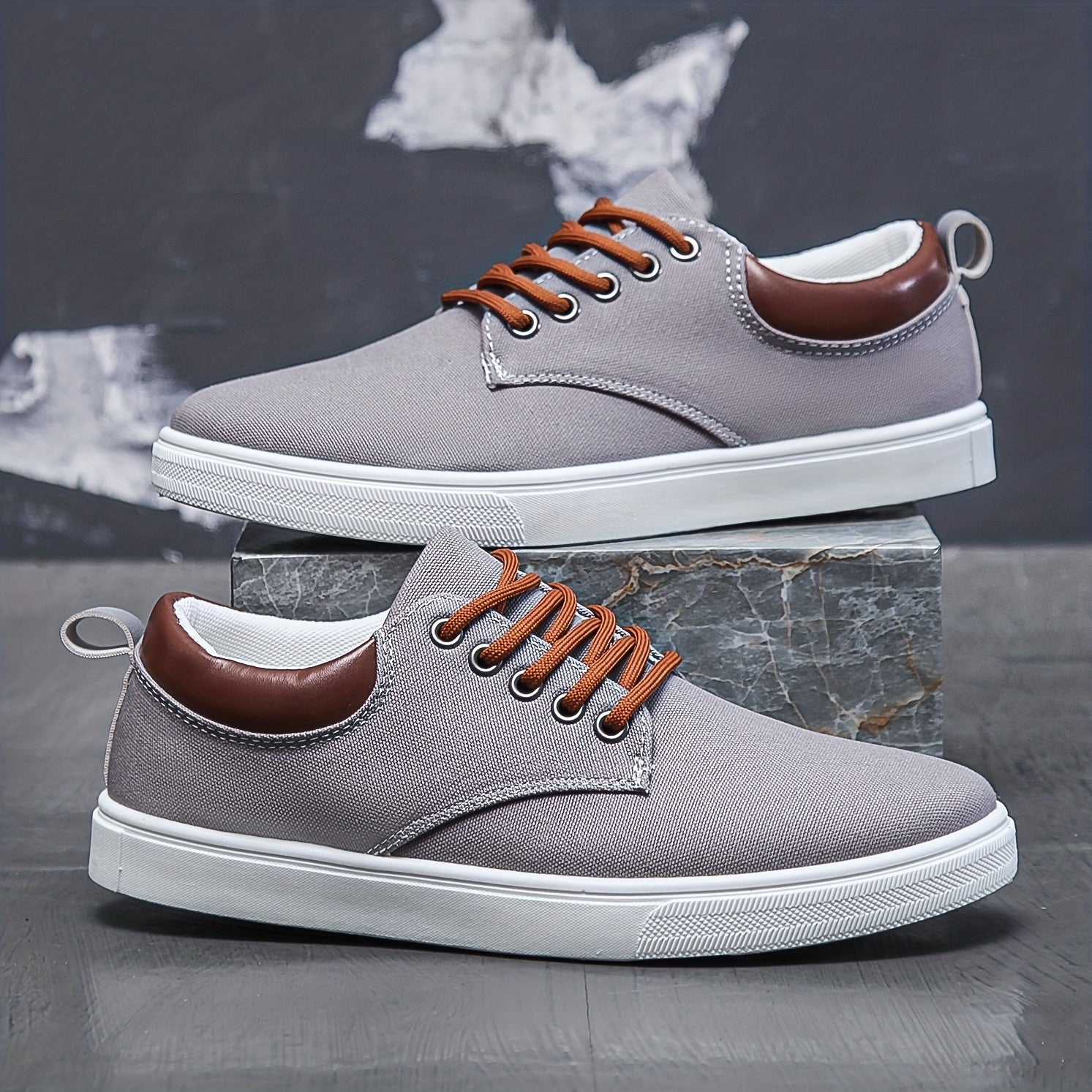 Men's Canvas Low Top Sneaker Classic Casual Shoes