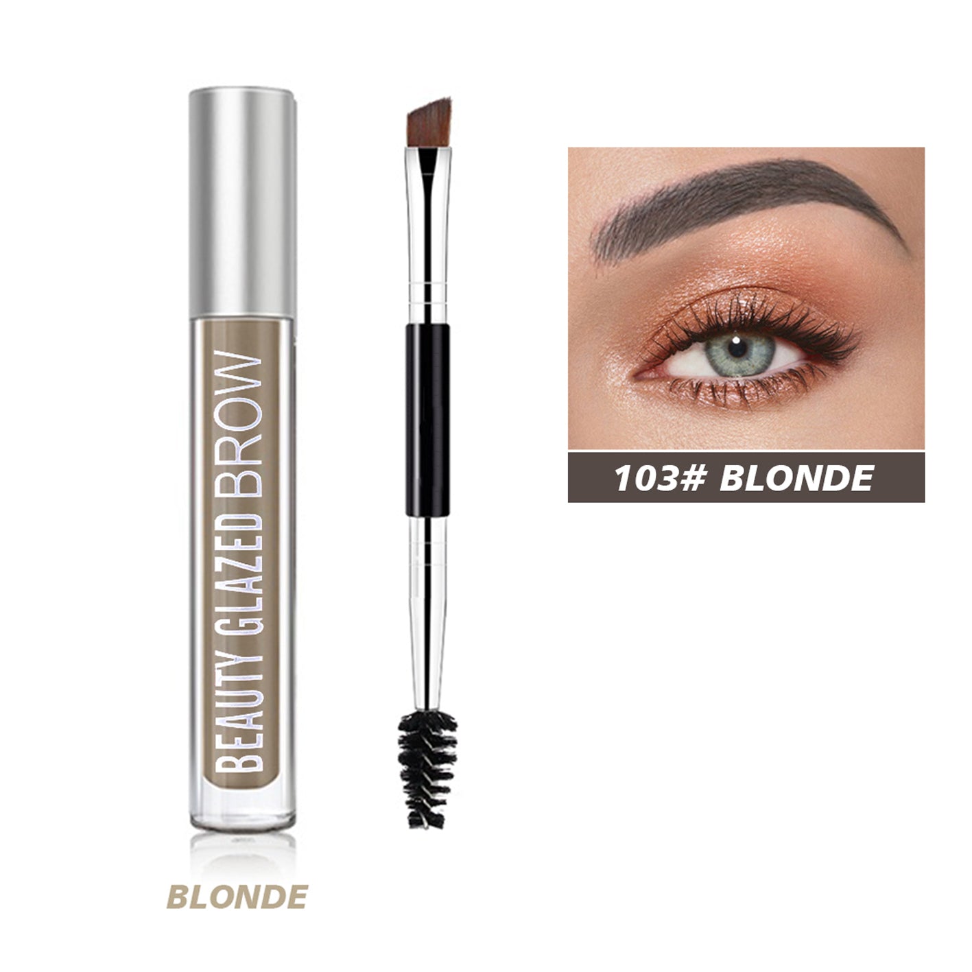 Beauty Glazed 5 Colors Eyebrow Gel Brown Tinted Makeup Pencil