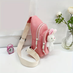 Kids Rabbit Messenger Bag Travel Coin Purse