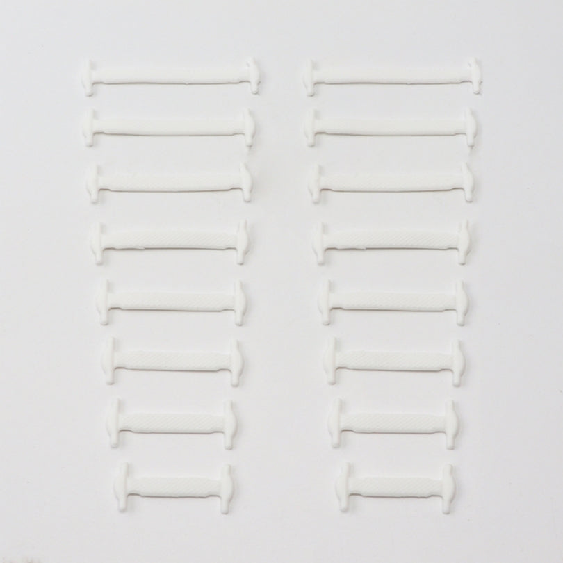 Silicone Tieless Lazy Shoe Laces Waterproof I-shaped Shoe Laces