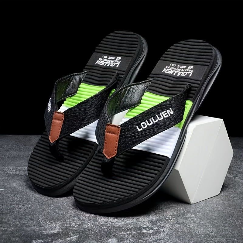 Men's Lightweight Non Slip Flip Flops Quick Drying Comfy Thong Sandals