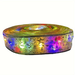 10 Lights LED Bouquet Christmas Ribbon Lights Colorful Flashing String Lights