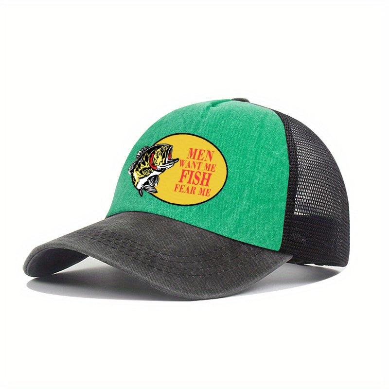 Breathable Trucker Hat with Sun Protection for Outdoor Activities